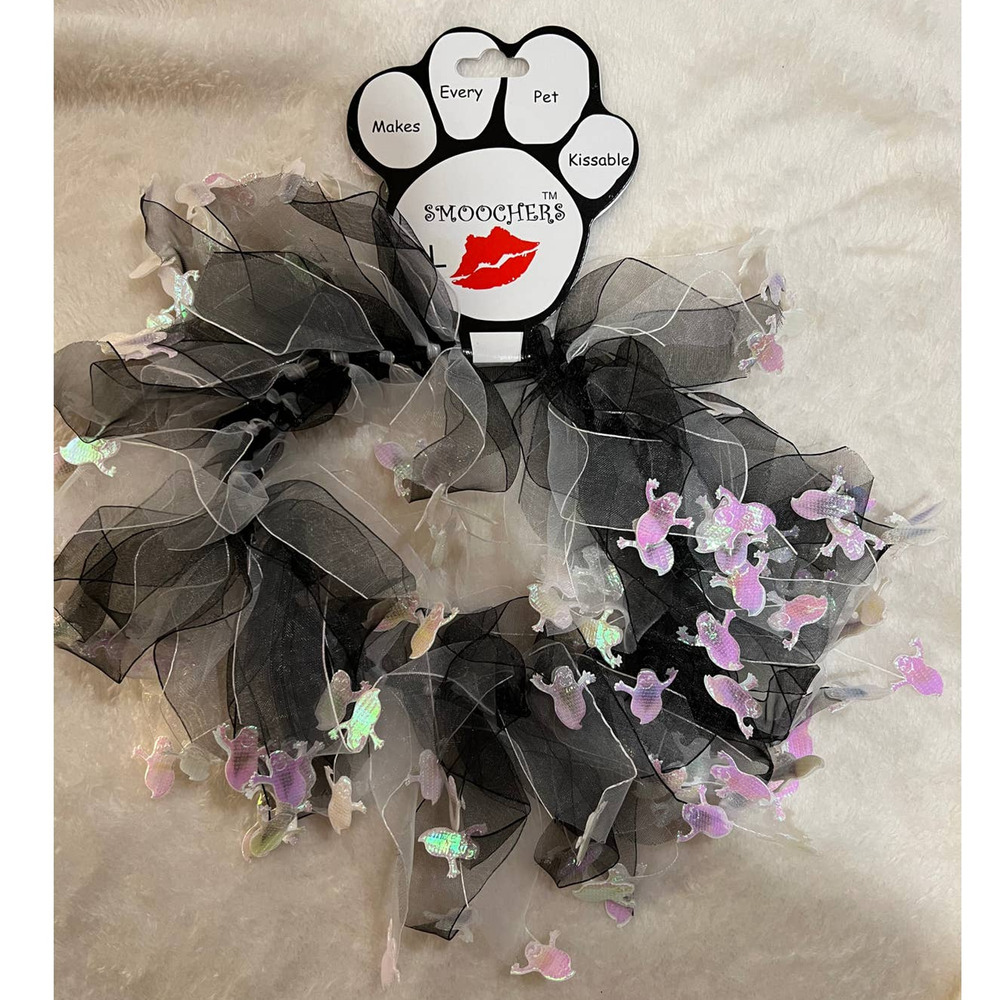 Smoochers Halloween Ghost Neck Scrunchie Size L New